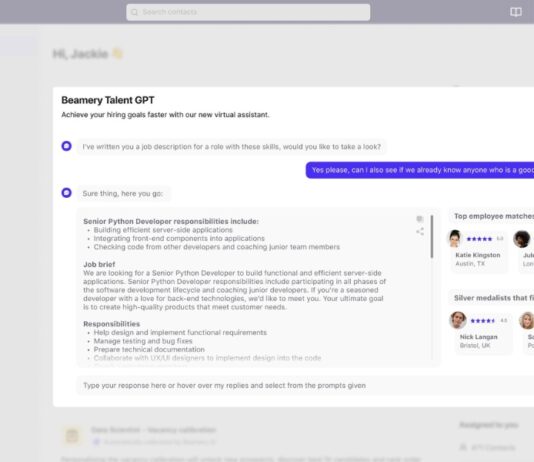 Beamery Launches TalentGPT to Create Personalized Experiences With AI